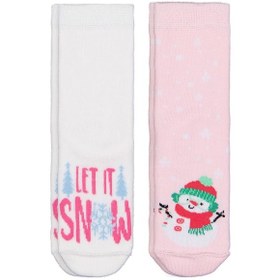 Resim Civil Girls Let Snow Havlu 2'li 2-12 Yaş Kız Soket Çorap - Standart 