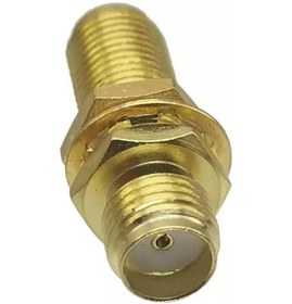 Resim Sma Dişi Dişi Ara Panel Tipi Somunlu Rf Konnektör 