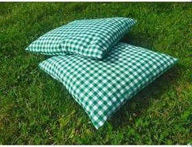 Resim Angels' Collection Yeşil Pötikare Minder 2'li KIRMIZI 