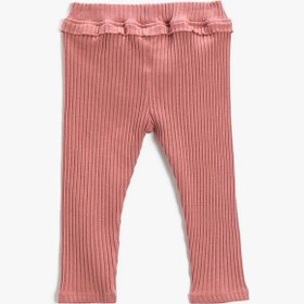 Resim Kız Bebek Fitilli Tayt Fırfır Detaylı Beli Lastikli 