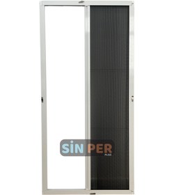 Resim Klipsli Sök Tak Pileli Pencere Sinekliği Beyaz 0-90 cm x 0-210 cm İstenilen Ölçüde 