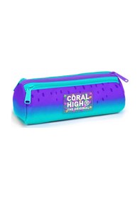 Resim Coral High Kids Mor Lila Renk Geçişli Üç Bölmeli Kalem Çantası 11164 Lila 