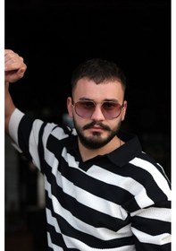 Resim Esrada Drew Blue-brown Unısex Güneş Gözlüğü 56-16-140 Altın 