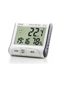 Resim Diwu Dc102 İç Mekan Termometre Nem Ölçer Saat N11.953 