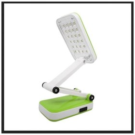 Resim Yeşil Renk Portatif Katlanabilir Şarjlı Masa Lambası Taşınabilir Kamp Lambası Kitap Okuma Lambası Çok Renkli 