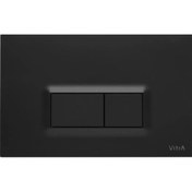 Resim VitrA Loop R 7400680 Siyah Kumanda Paneli 