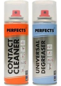 Resim Perfects Contact Cleaner - Unıversal Degreaser Cleaner Yağlı Ve Yağsız Kontak Sprey 2li 