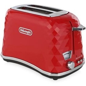 Resim Delonghi Brillante CTJ2103 Ekmek Kızartma Makinesi Kırmızı 