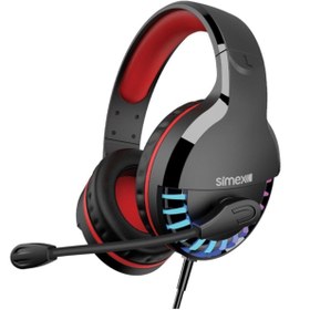 Resim Simex Universal Gamer Mikrofonlu Kulaklik Game-J2 Siyah Mavi 