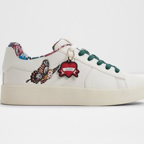 Resim Aldo WHATISADAM01 - Kadın Beyaz Kelebek Desenli Sneaker 