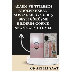 Resim Store Mania Ieg™ Nabız Ölçer Hediye Bileklikli Akıllı Saat ve Dijital Göstergeli Bluetooth Kulaklık Ço 