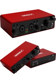 Resim Midex Superior Pack-3 Stüdyo Kayıt Ekipmanları GLX-800 Ses Kartı CX1 Stüdyo Mikrofon 