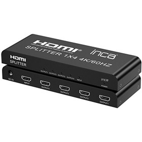 Resim Inca IHSK-460 HDMI Switch 1 Giriş 4 Çıkışlı (4K@60Hz ) 