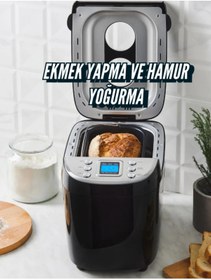 Resim Karaca 15 Programlı Hamur Yoğurma Ekmek Yapma Makinesi 45 Farklı Tarifli Kitapçık 1500 gr Kapasite 