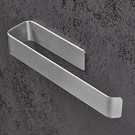 Resim DELTAHOME Paslanmaz Çelik Havluluk ve Tuvalet Kağıdı Askısı SET INOX Kendinden Yapışkanlı Anında Kolay Montaj Vida Yok! 