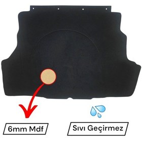 Resim Toyota Corolla 101 Kasa Bagaj Halısı Duralitli 