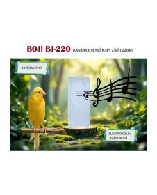 Resim 220V Kanarya Sesli Kapı Zili 