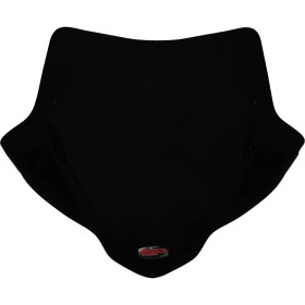 Resim GP Kompozit Bajaj Pulsar NS 200 2011-2024 Uyumlu Spor Cam Siyah 30 cm 