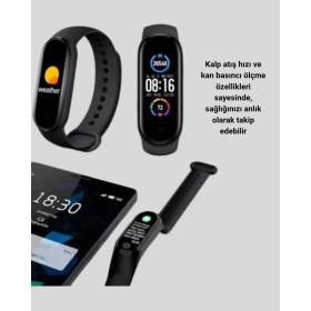 Resim Ceylan Adam Akıllı Bileklik – Kalp Atış, Uyku ve Adım Takibi, IP67 Su Geçirmez 