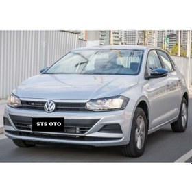 Resim Sts Oto Aksesuar Polo Mk6 2018 Sonrası Batman Yarasa Ayna Kapağı Piano Black(Parlak Siyah) 