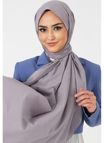 Resim Harem Scarf Asya Şal - Koyu Gri - Koyu Gri 