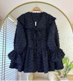 Resim VOLT CLOTHİNG Püsküllü Bağıcıklı Kimono 