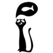 Resim habune Kedi Tasarım Sticker 6 X 14 Cm 