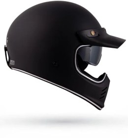 Resim DeadG Skullborn Mat Siyah Kask 