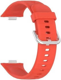 Resim Microsonic Huawei Watch Fit 4 Pro Kordon, Silicone Sport Band Turuncu [Watch Fit 4 Pro ile Uyumlu Kordon - Turuncu] 