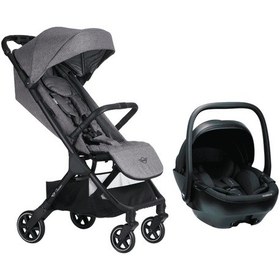 Resim Mını By Easywalker Buggy Snap Travel Sistem Bebek Arabası Soho Grey - Guardix Anne Kucağı Antrasit 