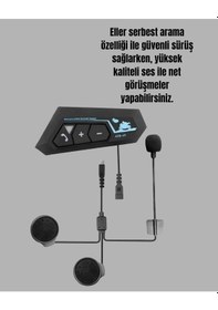 Resim Northcity Bt22 Motosiklet Kask İçi Bluetooth Kulaklık Ve Interkom 