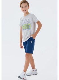Resim U.s. Polo Assn. Erkek Çocuk Beyaz Bermuda Takım Us2417-c-v1 Beyaz 
