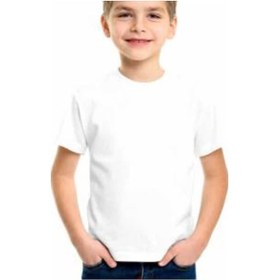 Resim Baskısız Düz Çocuk Penye Tişört 