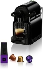 Resim Nespresso D40 Inissia Kapsüllü Kahve Makinesi, Siyah 