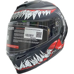 Resim Wosen Çene Açılır Kask WS-202 H1 Mat Siyah 