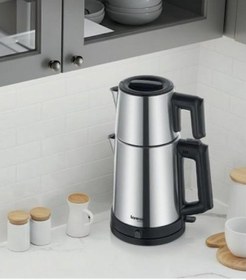 Resim Lorenzo LRZ-1077 Grande Çelik Çay Makinesi 