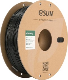 Resim eSun Etwinkling Simli Filament 1.75 Mm Siyah 