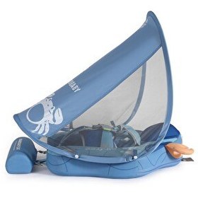 Resim Mambobaby Yengeç - Emniyetli Gölgelikli Ve Ayak Destekli Bebek Yüzme Simidi 