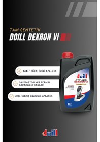 Resim Doill ATF 620 DEXRON VI-6 Tam Sentetik Otomatik Şanzıman Yağı 1 L 