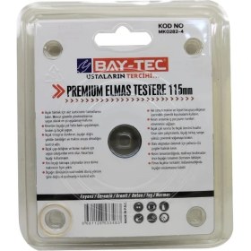 Resim Bay-Tec MK0282-4 Premium Turbo Elmas Testere Kesici Disk 115 mm 