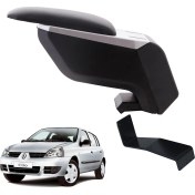 Resim 3 Tıkla Renault Symbol 2004 Delmesiz Çelik Ayaklı Gri-Siyah Kolçak Kol Dayama 