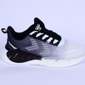 Resim hummel 900483 Bolt Fileli Faylon Taban Renk Geçişli Esnek Rahat Taban Beyaz Günlük Erkek Spor Ayakka 