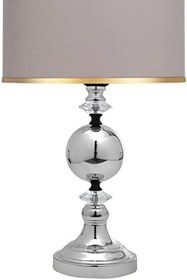 Resim MİNİMAL E-TİCARET & BİLGİ TEKNOLOJİLERİ Omega Silver Chrome Abajur 