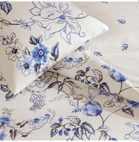 Resim Çift Kişilik Ranforce Nevresim Takımı Luna Mavi - Elm-01-718575 Renkli 