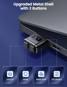 Resim meatanty Metal Minik Fare Jiggler, USB Fare Taşıyıcı Saptanamaz, Ekranlı Otomatik Wiggler, 3 Modlu Fare Hareketli Cihaz, Mini Shaker Giggler Toggler Hokkabaz Bilgisayar Dizüstü Bilgisayarını Uyanık 