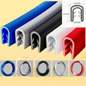 Resim 1 Rulo 3m/5m/6m Araba Kapı Sızdırmazlık Kenar Koruyucu Otomatik Kapı Durdurucu Bant Şerit Dekoratif Araba Bagaj Sticker Otomatik Dekorasyon Sızdırmazlıkları 
