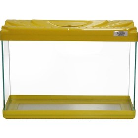 Resim Kanki Pet KP5018 Renkli Kapak Akvaryum Sarı 50 CM 