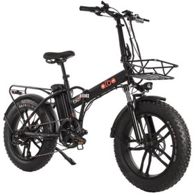Resim Alba Fold 3 Standart 500 Watt Katlanır Elektrikli Bisiklet Siyah Nfc Özellikli 48v 10,4 Ah Batarya 