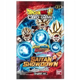 Resim BANDAI Dragon Ball Super Card Game Saiyan Showdown Booster Pack 