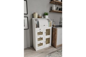 Resim Sevenpal Astana 9 Bölmeli Kuru Bakliyat Saklama Kileri+Ekmeklik 